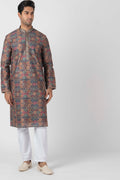 MLS PRINTED KURTA PAJAMA