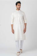 MLS EMBROIDERED KURTA PAJAMA