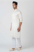 MLS EMBROIDERED KURTA PAJAMA