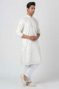 MLS EMBROIDERED KURTA PAJAMA