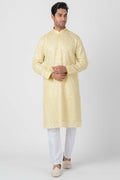 MLS EMBROIDERED KURTA PAJAMA