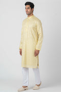 MLS EMBROIDERED KURTA PAJAMA