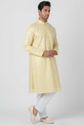 MLS EMBROIDERED KURTA PAJAMA