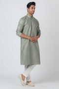 MLS EMBROIDERED KURTA PAJAMA