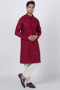 MLS CHIKANKARI KURTA PAJAMA