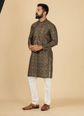 MLS PRINTED KURTA PAJAMA 2PCS