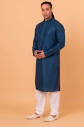 MLS EMBROIDERED KURTA PAJAMA