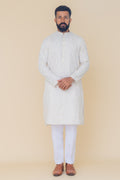 MLS EMBROIDERED KURTA PAJAMA