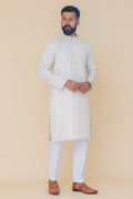 MLS EMBROIDERED KURTA PAJAMA