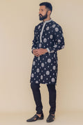 MLS EMBROIDERED KURTA PAJAMA