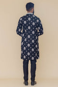 MLS EMBROIDERED KURTA PAJAMA