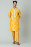 MLS EMBROIDERED KURTA PAJAMA