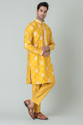 MLS EMBROIDERED KURTA PAJAMA