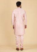 MLS EMBROIDERED KURTA PAJAMA 2PCS