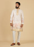 MLS EMBROIDERED KURTA PAJAMA 2PCS