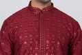 MLS EMBROIDERED KURTA PAJAMA