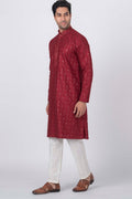 MLS EMBROIDERED KURTA PAJAMA