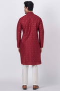 MLS EMBROIDERED KURTA PAJAMA