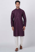 MLS EMBROIDERED KURTA PAJAMA
