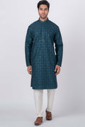 MLS EMBROIDERED KURTA PAJAMA