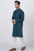 MLS EMBROIDERED KURTA PAJAMA