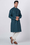 MLS EMBROIDERED KURTA PAJAMA