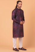 MLS EMBROIDERED KURTA PAJAMA