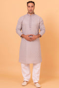 MLS CHIKANKARI KURTA PAJAMA