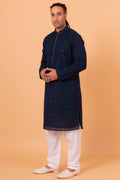 MLS CHIKANKARI KURTA PAJAMA