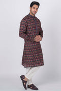 MLS PRINTED KURTA PAJAMA