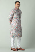 MLS PRINTED KURTA PAJAMA