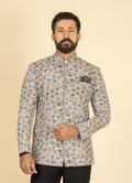 MLS PRINTED JODHPURI SUIT