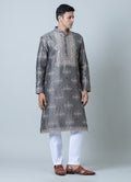 MLS EMBROIDERED KURTA PAJAMA