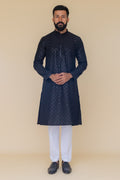 MLS EMBROIDERED KURTA PAJAMA