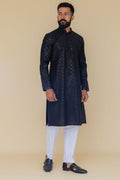 MLS EMBROIDERED KURTA PAJAMA