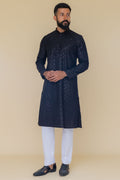 MLS EMBROIDERED KURTA PAJAMA