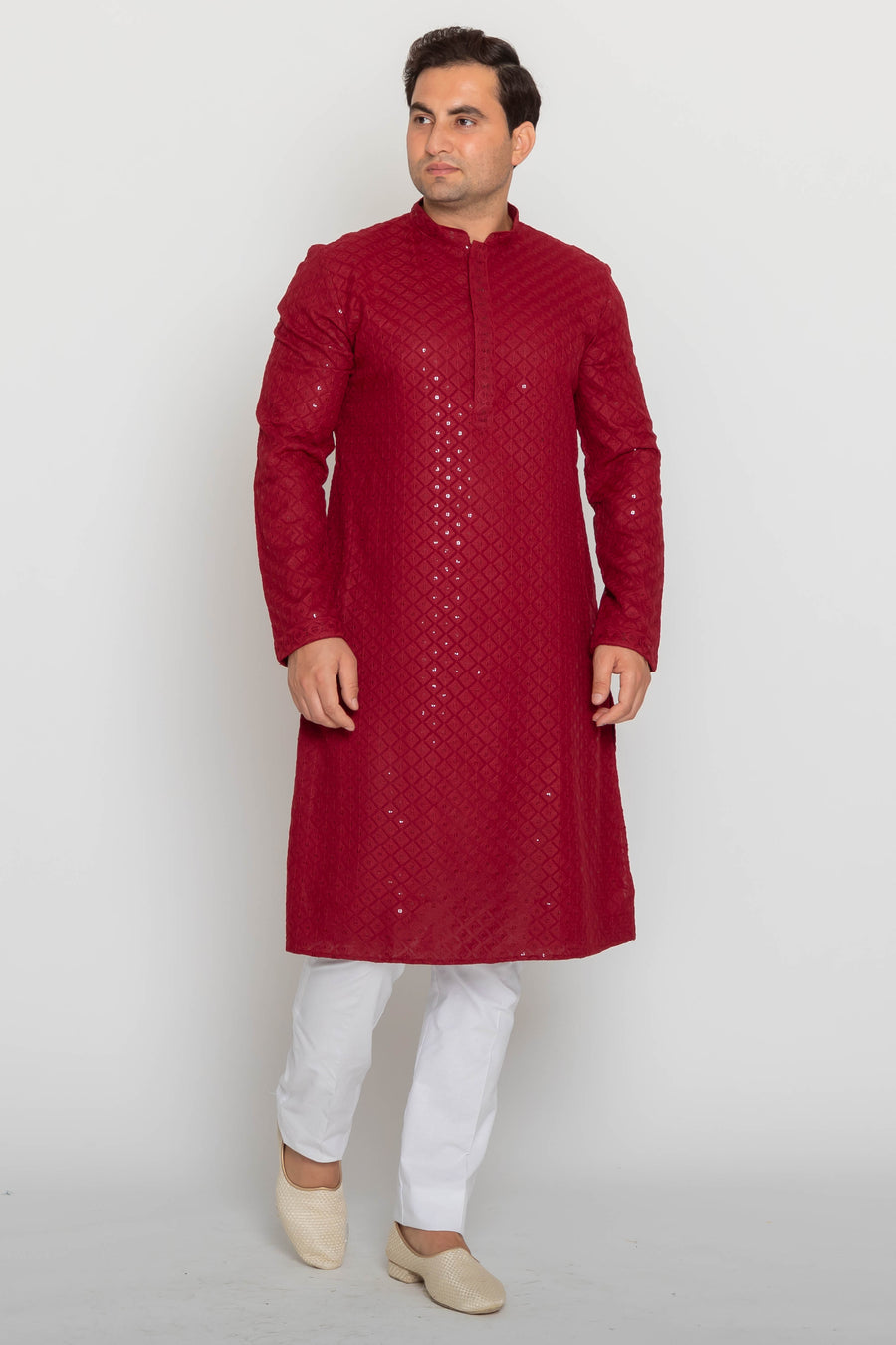 MLS CHIKANKARI KURTA PAJAMA