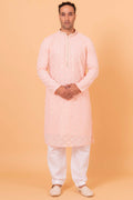 MLS CHIKANKARI KURTA PAJAMA