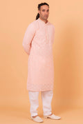 MLS CHIKANKARI KURTA PAJAMA