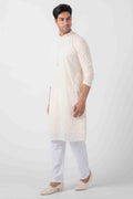 MLS CHIKANKARI KURTA PAJAMA