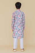 MLS KIDS PRINTED KURTA PAJAMA