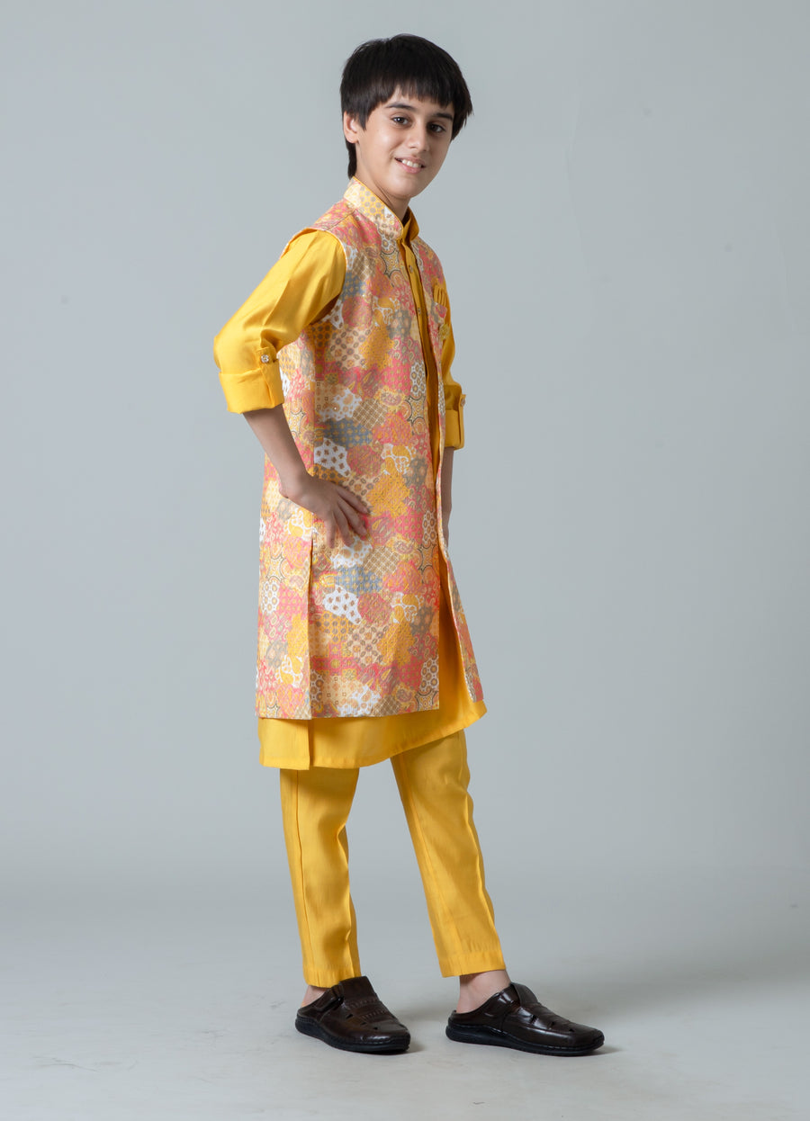 MLS KIDS KURTA JAWAHAR SET