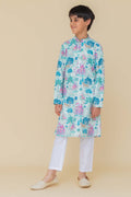 MLS KIDS PRINTED KURTA PAJAMA