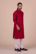 MLS CHIKANKARI KURTA PAJAMA