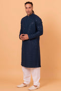 MLS CHIKANKARI KURTA PAJAMA