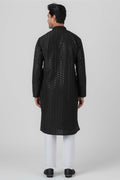 MLS EMBROIDERED KURTA PAJAMA