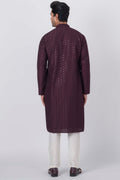 MLS EMBROIDERED KURTA PAJAMA