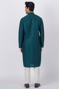 MLS EMBROIDERED KURTA PAJAMA