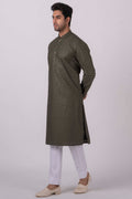 MLS EMBROIDERED KURTA PAJAMA