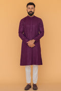 MLS CHIKANKARI KURTA PAJAMA